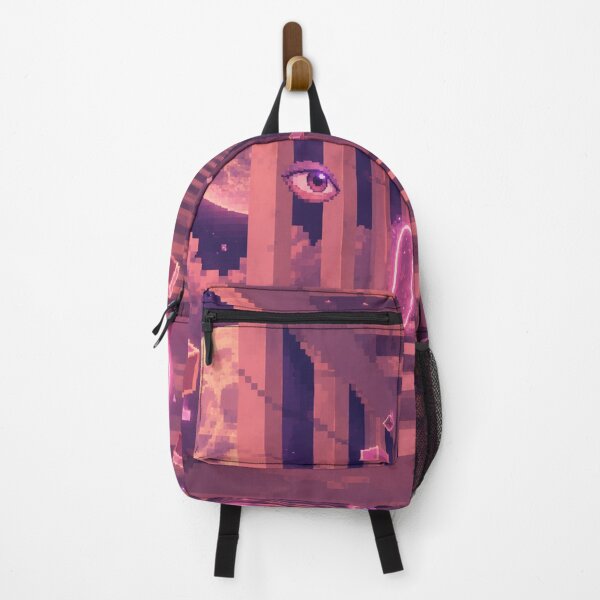 Item preview, Retro Pixel Art Surreal Corridor Sticker - Cyberpunk Vaporwave Space Aesthetics designed and sold by velvetwings.