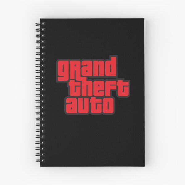 Item preview, GTA Grand Theft Auto Logo Vibrant Red designed and sold by BubblePopRed.