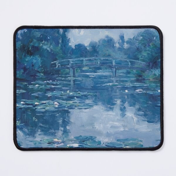 Item preview, Water Lilies by Claude Monet Fan Art Watercolor Painting Vintage Botanical Floral Flowers Nature Digital Illustration designed and sold by Matt_Smith.