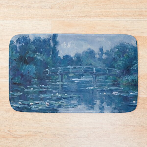 Item preview, Water Lilies by Claude Monet Fan Art Watercolor Painting Vintage Botanical Floral Flowers Nature Digital Illustration designed and sold by Matt_Smith.