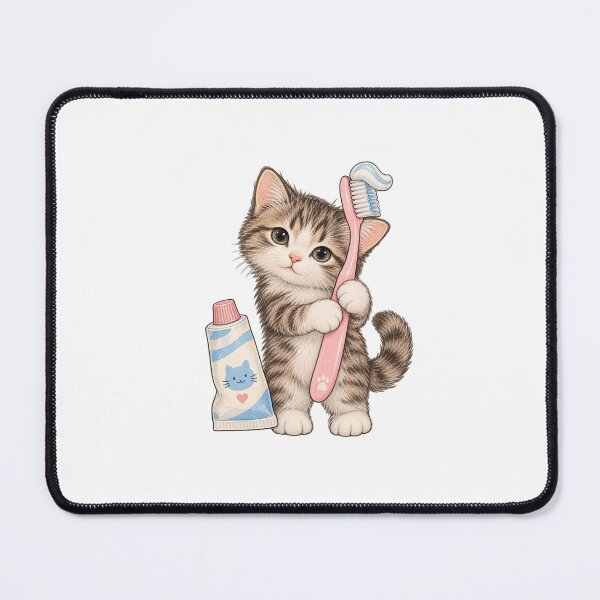 Item preview, Cat toothbrush designed and sold by Jadedoodle.
