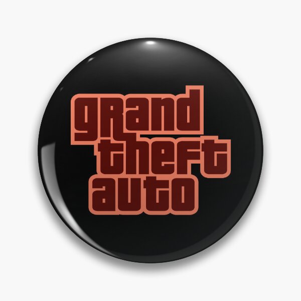 Item preview, GTA Grand Theft Auto Logo Red designed and sold by BubblePopRed.