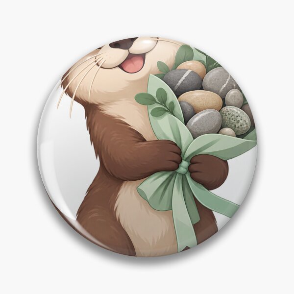 Item preview, Otter Carrying A Pebble Bouquet designed and sold by S06PMarketing.