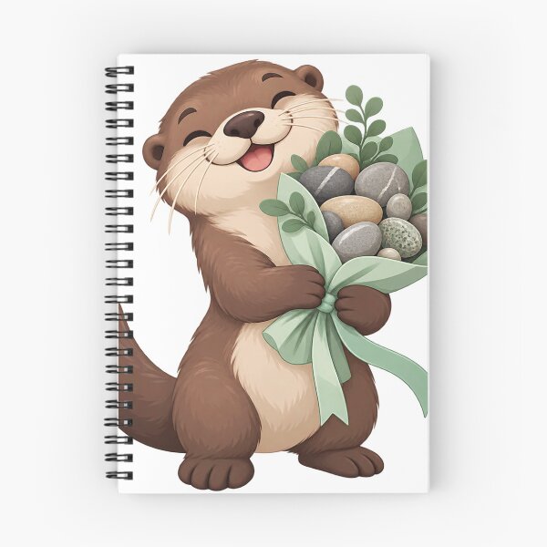 Item preview, Otter Carrying A Pebble Bouquet designed and sold by S06PMarketing.