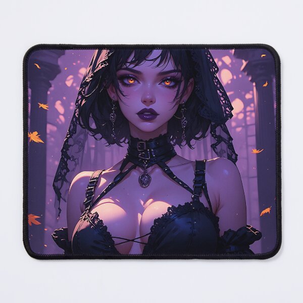 Item preview, Hot Halloween Anime Babe Goth Mommy Waifu Woman designed and sold by Your New Fixation.