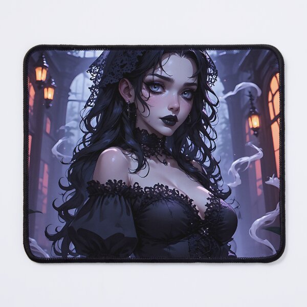 Item preview, Hot Halloween Anime Babe Goth Mommy Waifu Woman designed and sold by Your New Fixation.