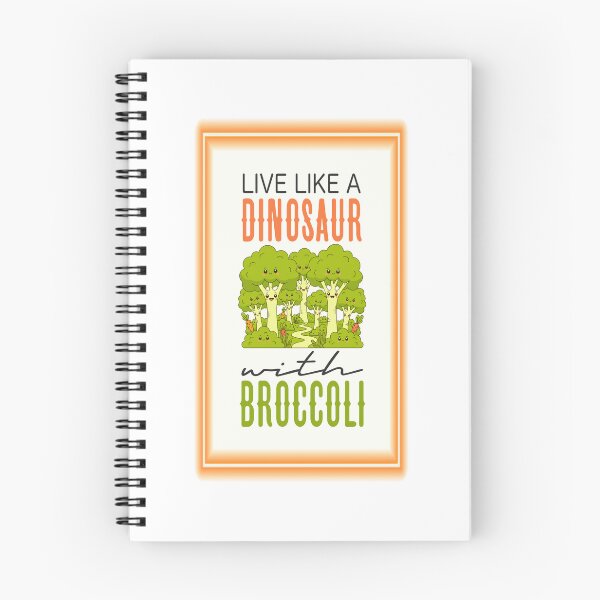 Item preview, Live Like A Dinosaur… (Orange on White) designed and sold by PawsitiveMum3.