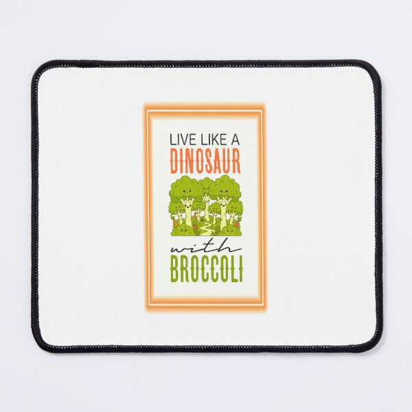 Item preview, Live Like A Dinosaur… (Orange on White) designed and sold by PawsitiveMum3.