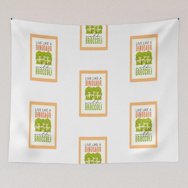 Item preview, Live Like A Dinosaur… (Orange on White) designed and sold by PawsitiveMum3.