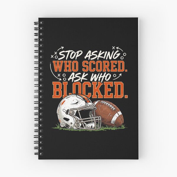 Item preview, Stop Asking Who Scored Ask Who Blocked Football Lineman designed and sold by thefirstbroo.