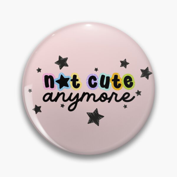 Item preview, ILLIT Not Cute Y2K Colorful Star Typography designed and sold by moamaxshop.