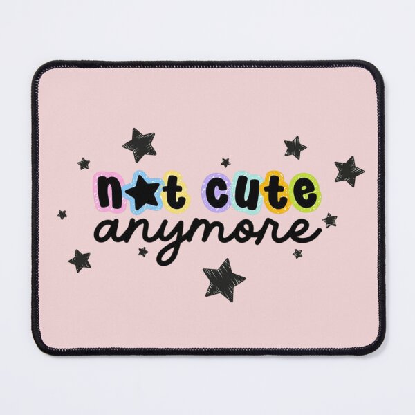 Item preview, ILLIT Not Cute Y2K Colorful Star Typography designed and sold by moamaxshop.