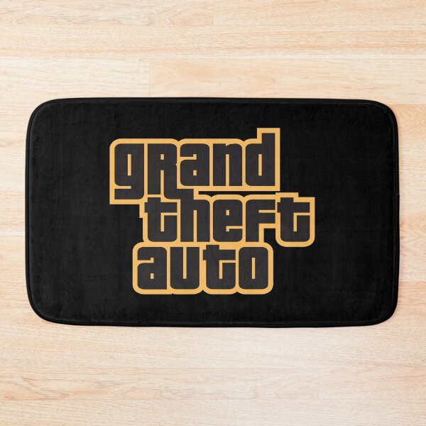 Item preview, GTA Grand Theft Auto Logo Gold designed and sold by BubblePopRed.
