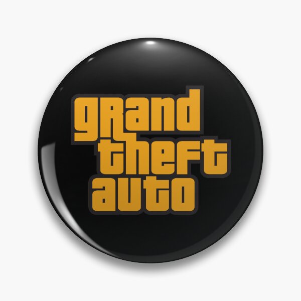 Item preview, GTA Grand Theft Auto Logo Strong Gold designed and sold by BubblePopRed.