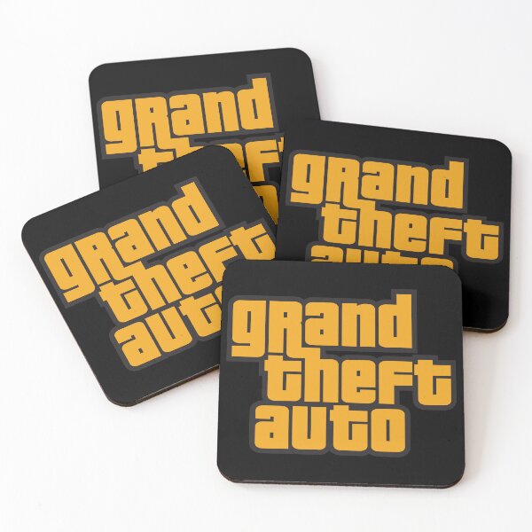 Item preview, GTA Grand Theft Auto Logo Strong Gold designed and sold by BubblePopRed.