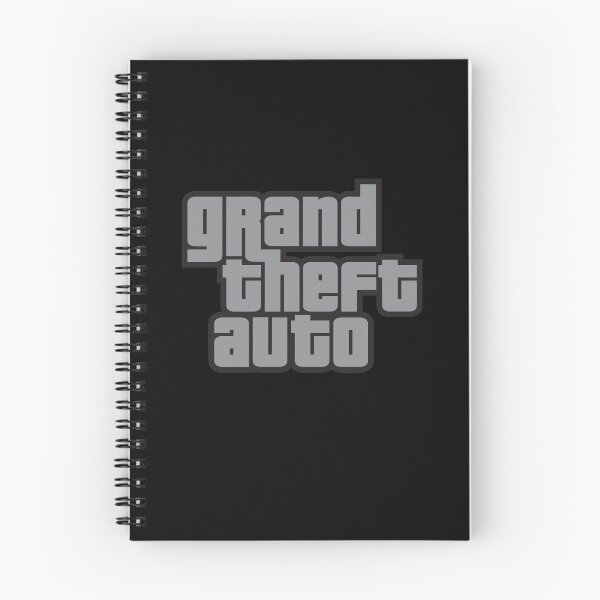 Item preview, GTA Grand Theft Auto Logo Grey designed and sold by BubblePopRed.