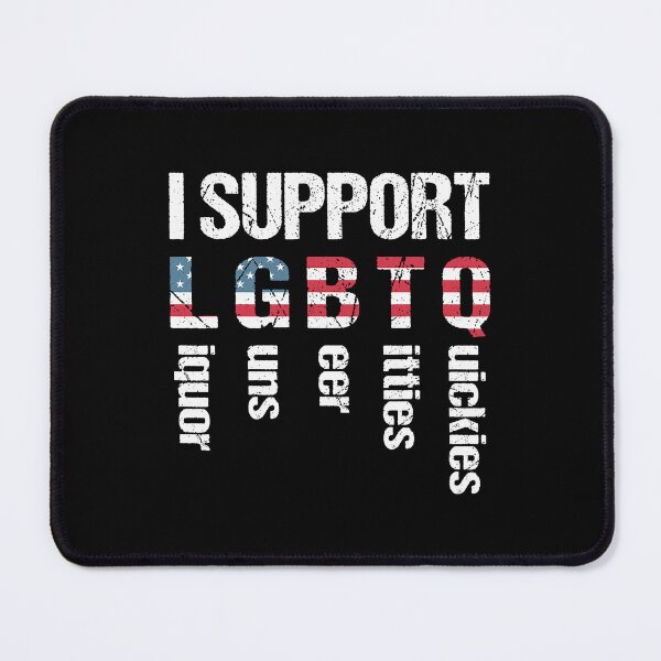 Item preview, I Support LGBTQ You Should Get With It designed and sold by OddPopARt.
