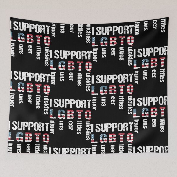 Item preview, I Support LGBTQ You Should Get With It designed and sold by OddPopARt.