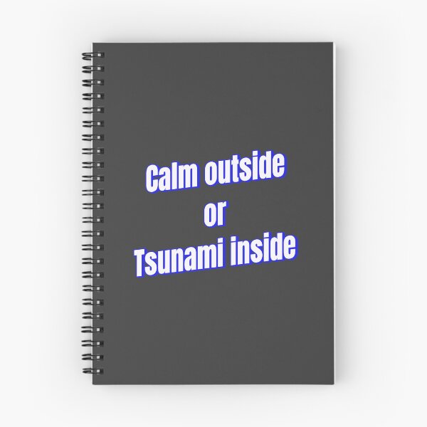 Item preview, Calm outside or Tsunami inside designed and sold by Ifcitiesdesign.