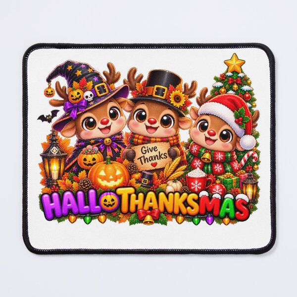 Item preview, Cute Reindeer Halloween Thanksgiving Christmas designed and sold by QuiteOrbit.