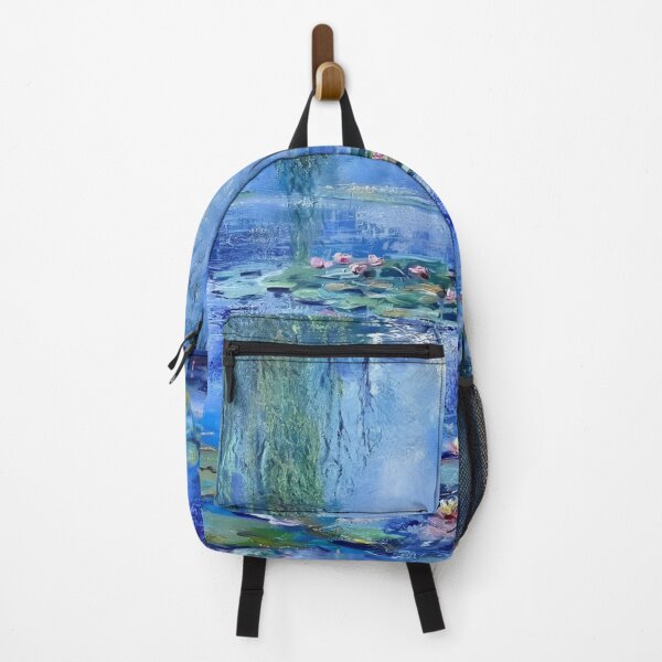 Item preview, Water Lilies by Claude Monet Fan Art Watercolor Painting Vintage Botanical Floral Flowers Nature Digital Illustration designed and sold by Matt_Smith.