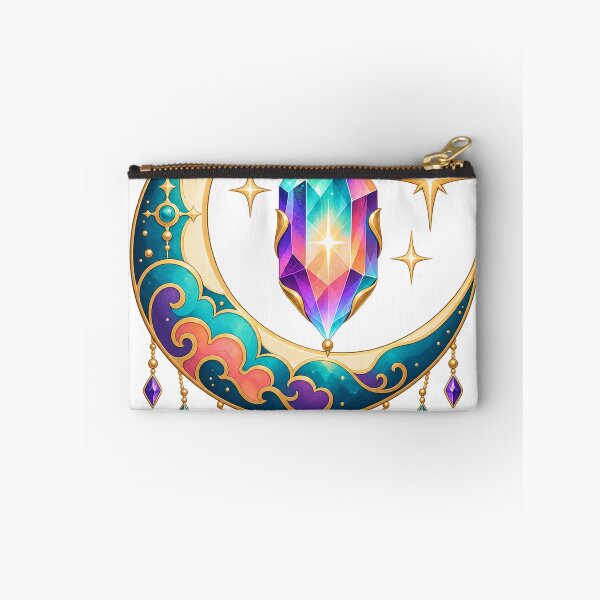 Item preview, Prismatic Crescent Moon Celestial Graphic designed and sold by S06PMarketing.