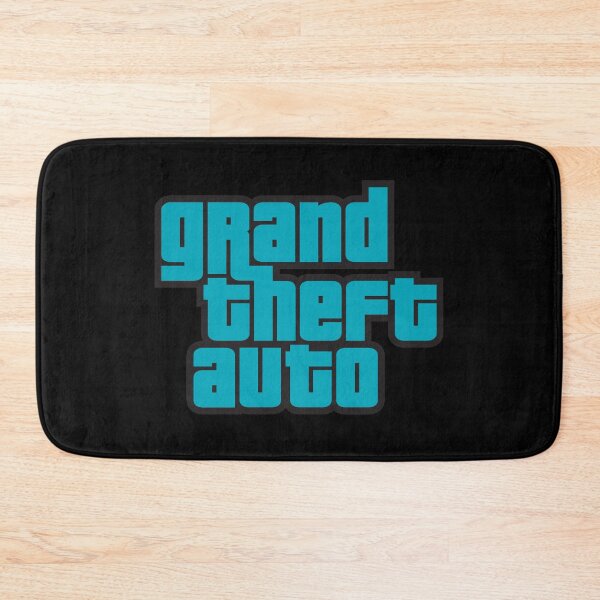 Item preview, GTA Grand Theft Auto Logo Cool Blue designed and sold by BubblePopRed.