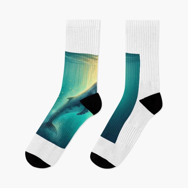 Item preview, Whale and Calf — Tenderness in the Turquoise Light designed and sold by Hawaii26.