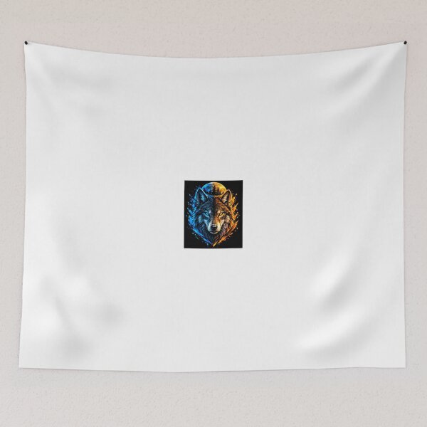 Item preview, Dual Spirit Wolf designed and sold by HookPixelStudio.