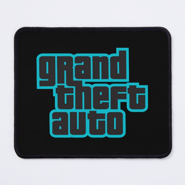 Item preview, GTA Grand Theft Auto Logo Cool Blue designed and sold by BubblePopRed.
