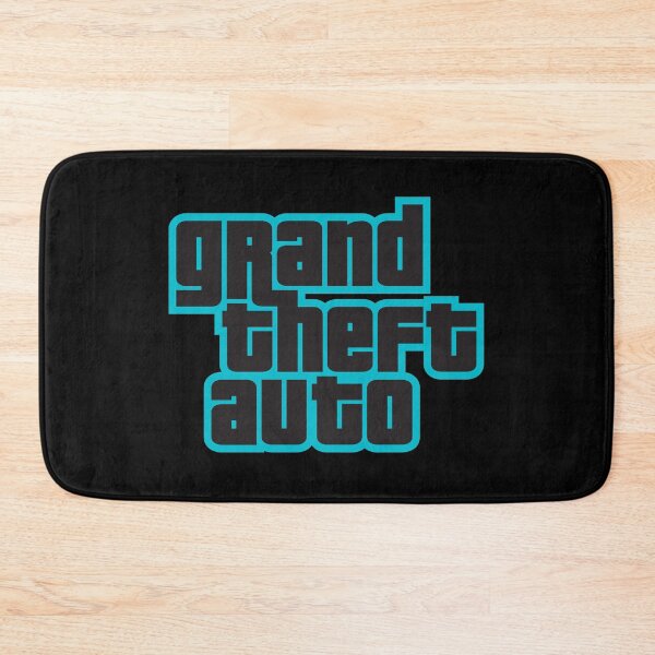 Item preview, GTA Grand Theft Auto Logo Cool Blue designed and sold by BubblePopRed.