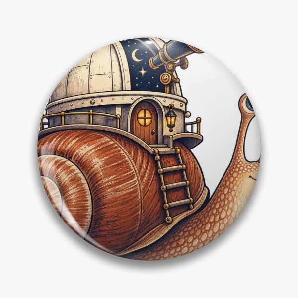 Item preview, Snail Carrying A Tiny Observatory designed and sold by S06PMarketing.