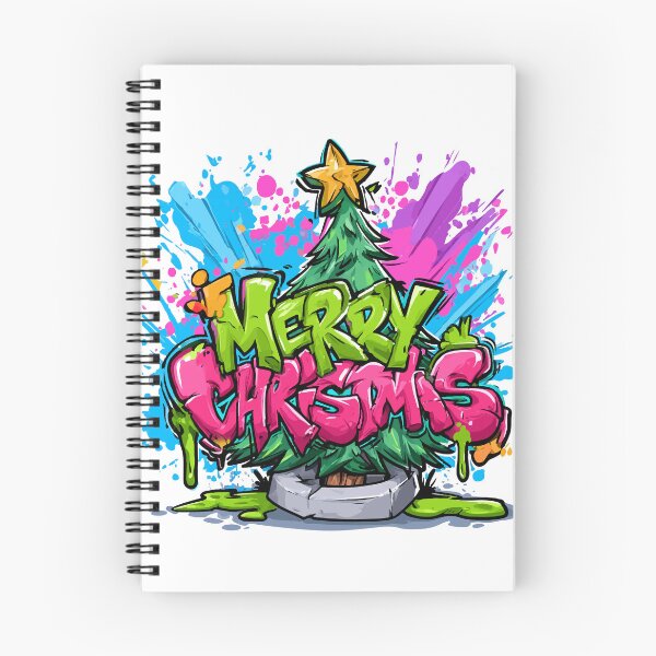 Item preview, Merry Hip Hop Christmas Tree Graffiti Design designed and sold by RichardRags.