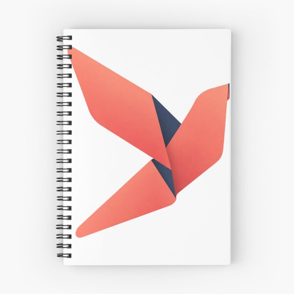 Item preview, Minimal Folded Bird In Coral designed and sold by S06PMarketing.