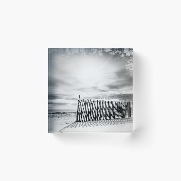 Item preview, Copy of Sunrise over Sheboygan beach in winter black and white designed and sold by TerraMediaLLC.