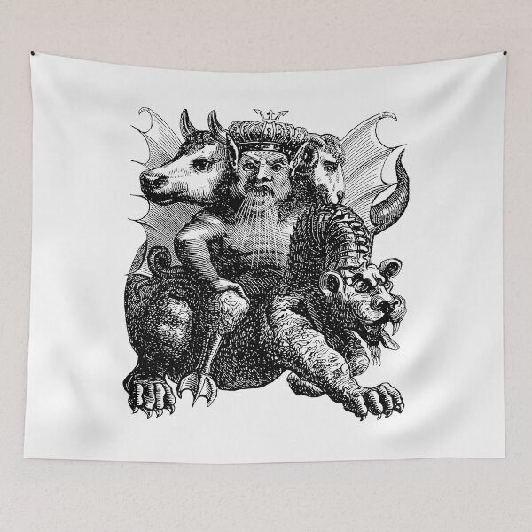 Item preview, Asmodeus from the Dictionnaire Infernal, 1818 designed and sold by Hedrin.