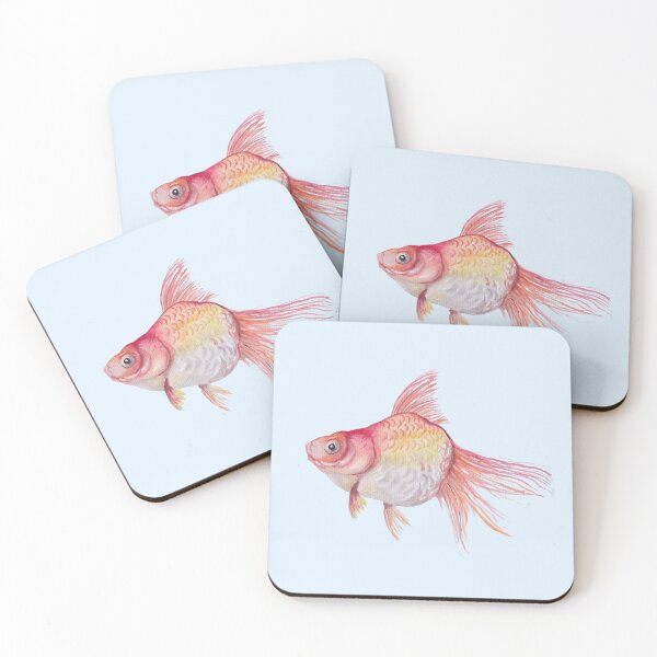Item preview, Dreamy Goldfish / Ryukin / Betta Art designed and sold by viviwildpaint.