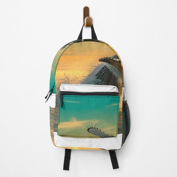 Item preview, Humpback Whale at Dusk — Majestic Leap in the Golden Light designed and sold by Hawaii26.