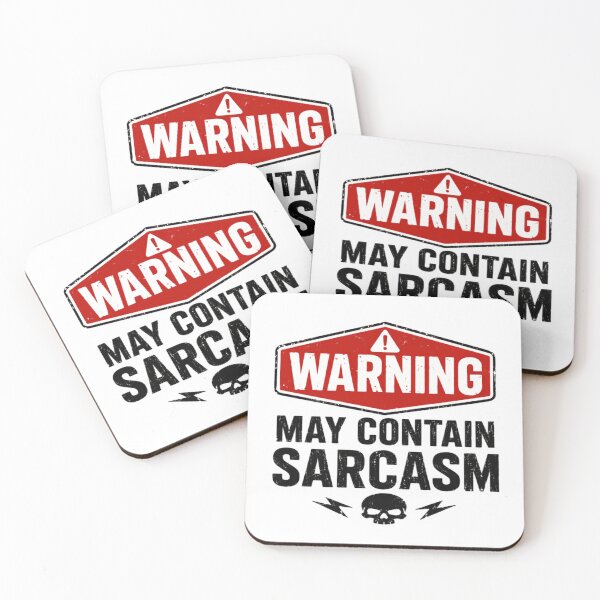 Item preview, Warning May Contain Sarcasm Sarcastic Humor Witty Personality designed and sold by HumansStuck12.