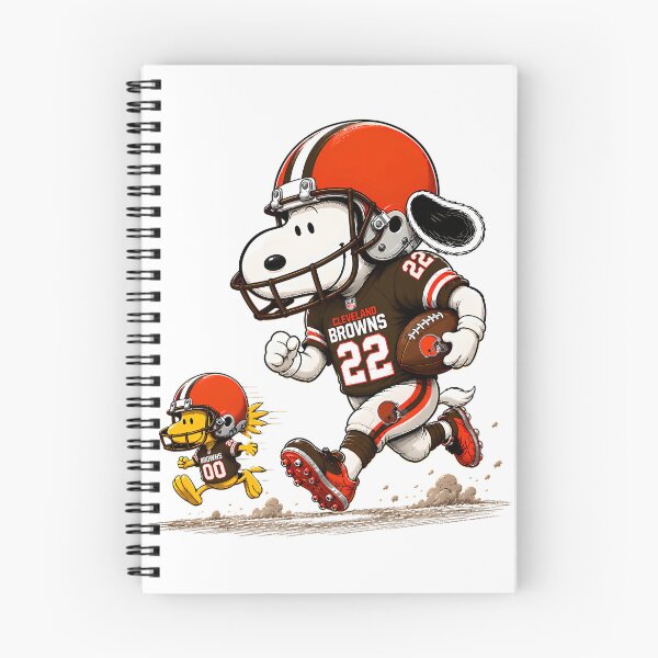 Item preview,  Cleveland Browns Snoopy And Woodstock Player designed and sold by GrimVibeArts.