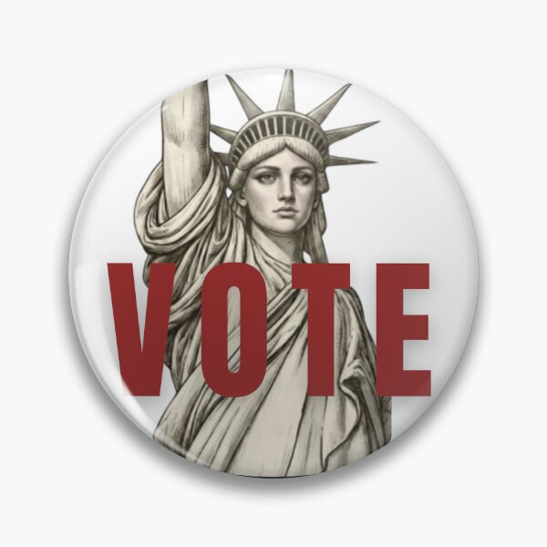Item preview, VOTE - Democracy Won't Defend Itself. designed and sold by HumanKindMedia.