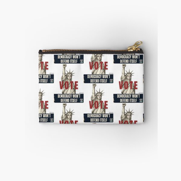 Item preview, VOTE - Democracy Won't Defend Itself. designed and sold by HumanKindMedia.