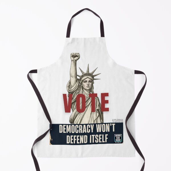 Item preview, VOTE - Democracy Won't Defend Itself. designed and sold by HumanKindMedia.