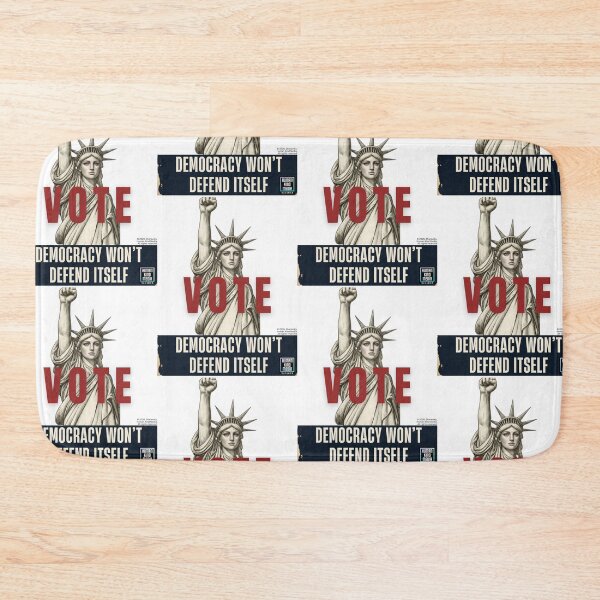 Item preview, VOTE - Democracy Won't Defend Itself. designed and sold by HumanKindMedia.