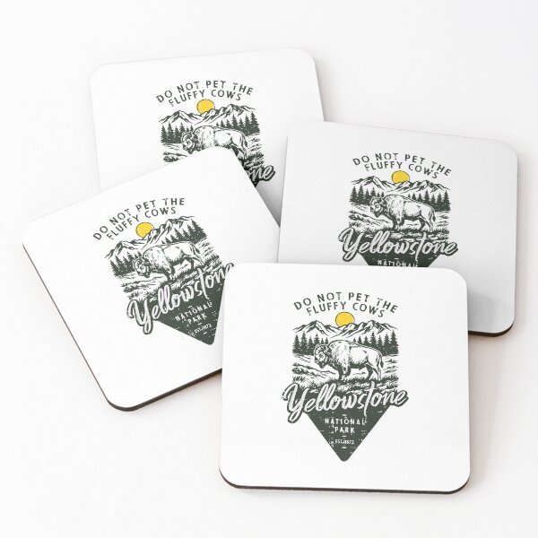 Item preview, Do Not Pet The Fluffy Cows Yellowstone National Park Bison designed and sold by khdmalakarak.
