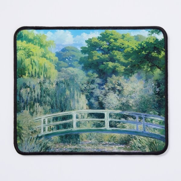 Item preview, Water Lilies by Claude Monet Fan Art Watercolor Painting Vintage Botanical Floral Flowers Nature Digital Illustration designed and sold by Matt_Smith.