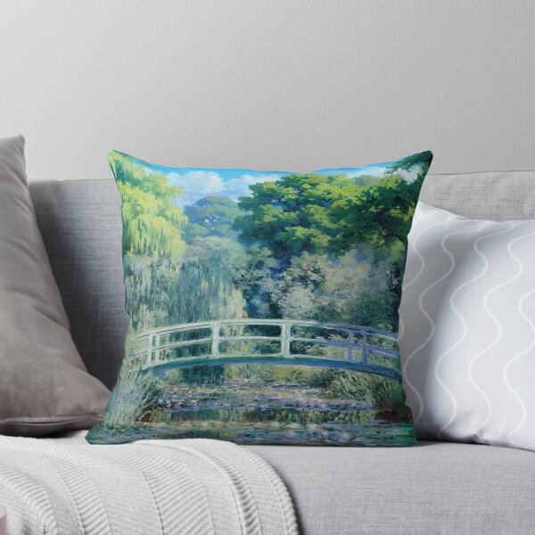 Item preview, Water Lilies by Claude Monet Fan Art Watercolor Painting Vintage Botanical Floral Flowers Nature Digital Illustration designed and sold by Matt_Smith.