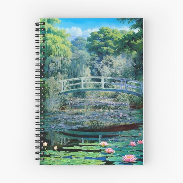 Item preview, Water Lilies by Claude Monet Fan Art Watercolor Painting Vintage Botanical Floral Flowers Nature Digital Illustration designed and sold by Matt_Smith.