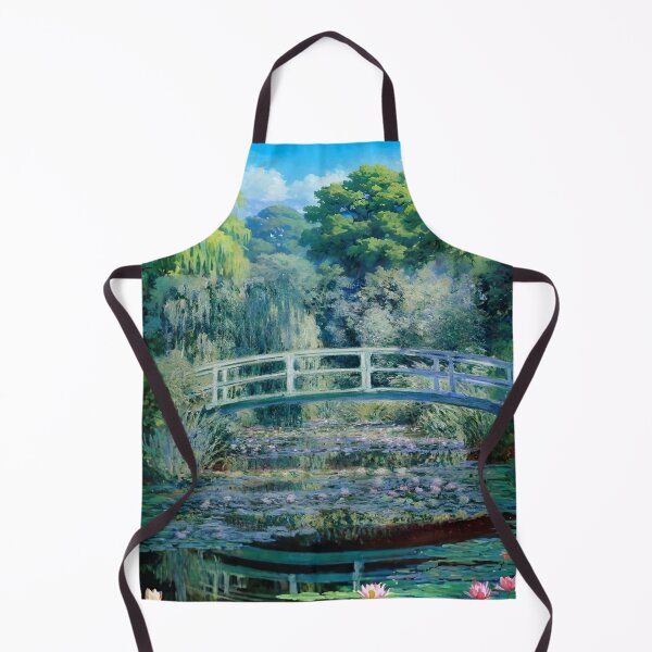 Item preview, Water Lilies by Claude Monet Fan Art Watercolor Painting Vintage Botanical Floral Flowers Nature Digital Illustration designed and sold by Matt_Smith.