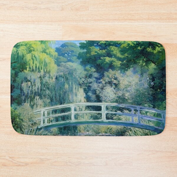 Item preview, Water Lilies by Claude Monet Fan Art Watercolor Painting Vintage Botanical Floral Flowers Nature Digital Illustration designed and sold by Matt_Smith.